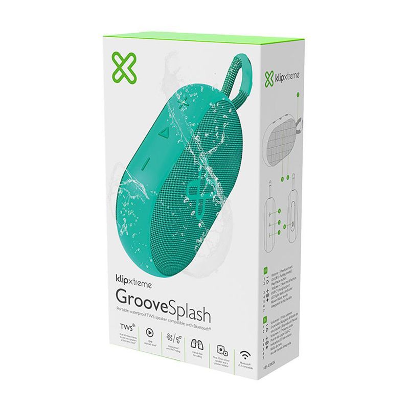 Bocina Portátil Groovesplash Verde