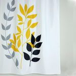 Cortina de Baño con Ganchos Plantas