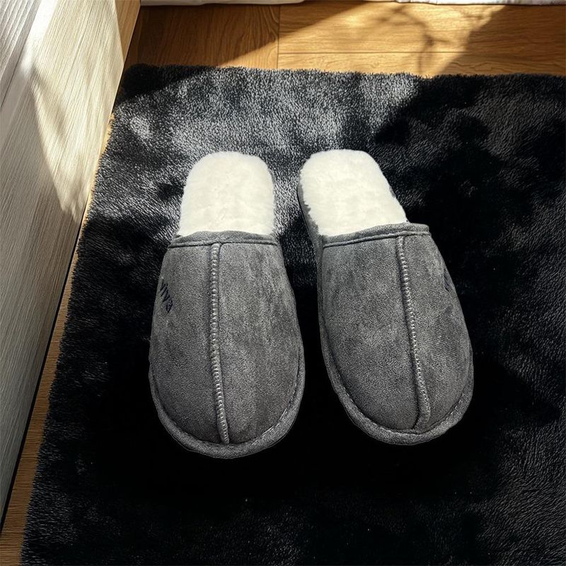 Pantufla Gris para Caballro Talla 45/46