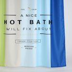 Cortina de Baño con Ganchos Colores