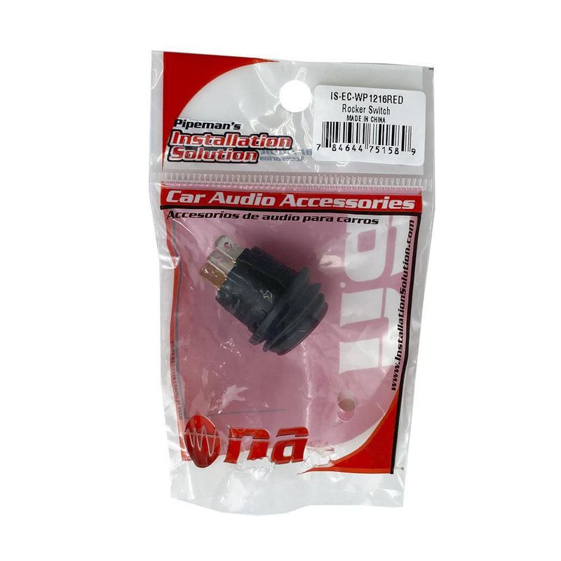 Interruptor Especial Switch I.S. Rojo De 12V - Installation Solution