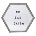 Tablero de Letras de Fieltro Hexagonal