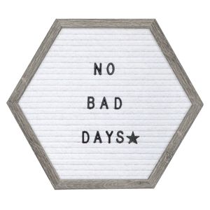 Tablero de Letras de Fieltro Hexagonal