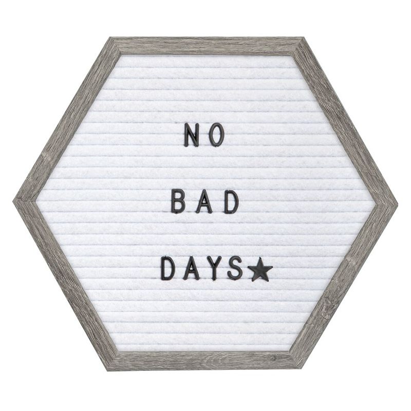 Tablero de Letras de Fieltro Hexagonal