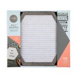 Tablero de Letras de Fieltro Hexagonal