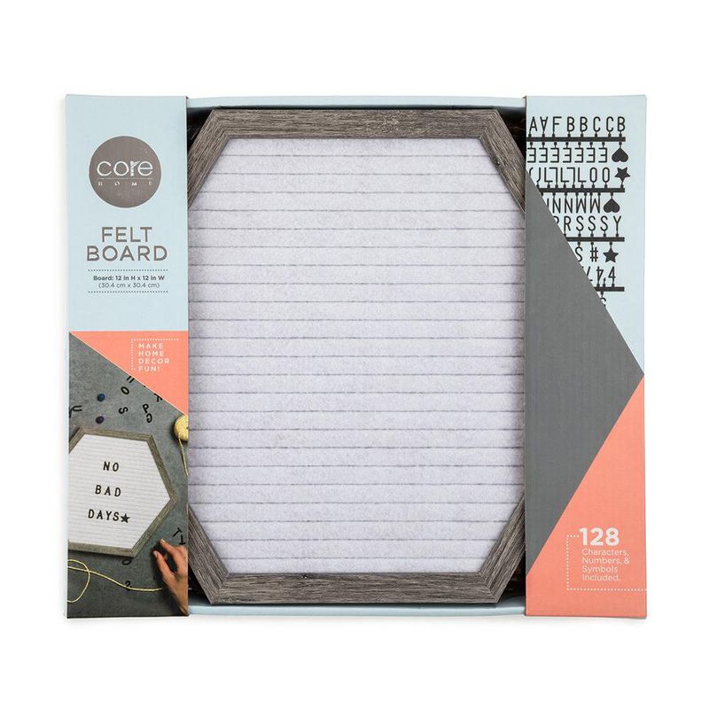 Tablero de Letras de Fieltro Hexagonal