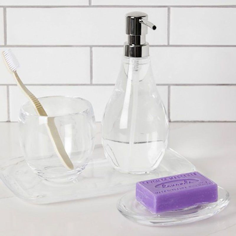 Bandeja Droplet Transparente