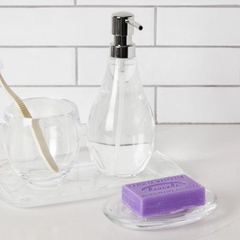 Bandeja Droplet Transparente