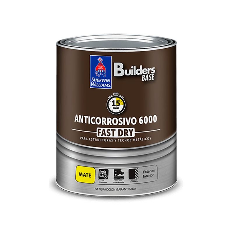 Pintura Anticorrosiva 6000 Fast Dry Blanco Mate