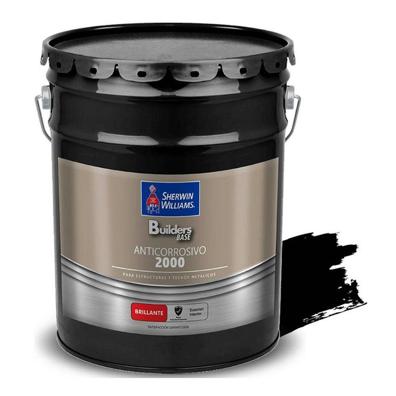 Pintura Anticorrosiva 2000 Brillante Negro 5 Gal