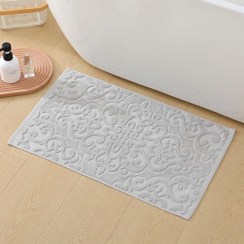 Alfombra para Baño Gris 40x70 Cm