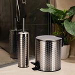 Set de 2 Piezas para Baño Metálico en Color Bronce