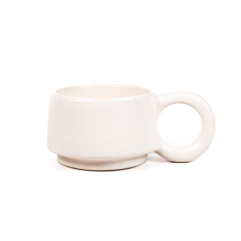 Taza Cerámica Blanca 6 oz