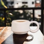 Taza Cerámica Blanca 6 oz