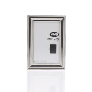 Marco para Fotos Plateado Diseño Liso