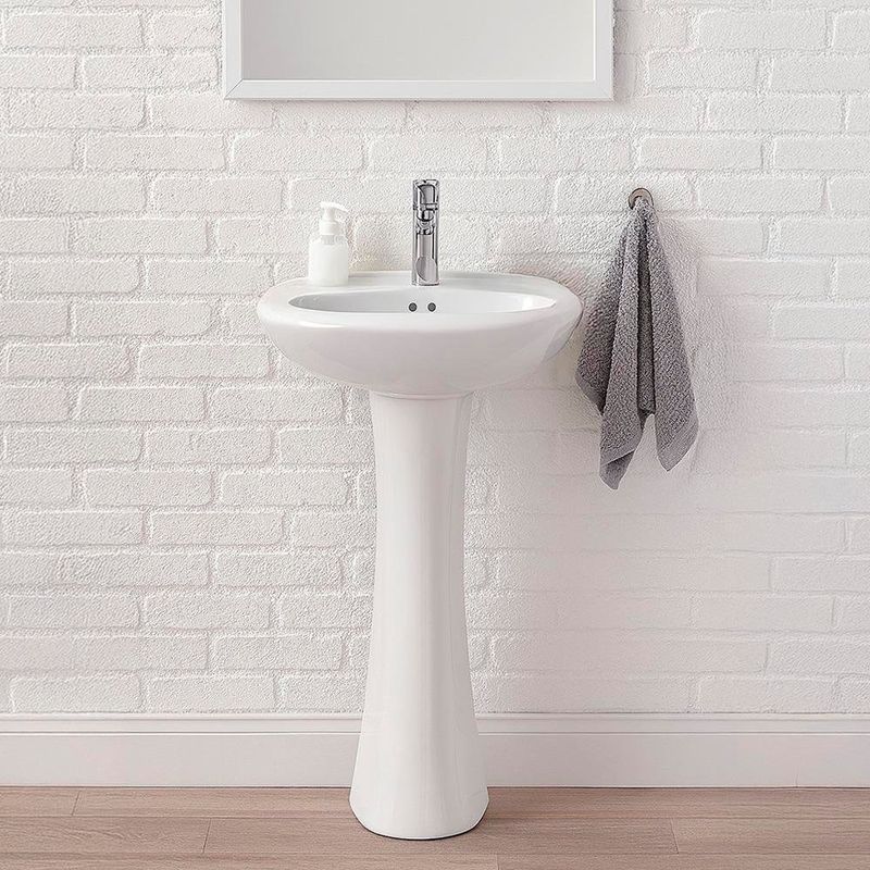 Lavamanos Torino Blanco con Pedestal