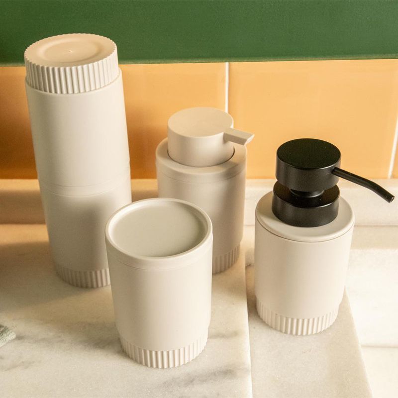 Dispensador de Jabón Beige Dorica