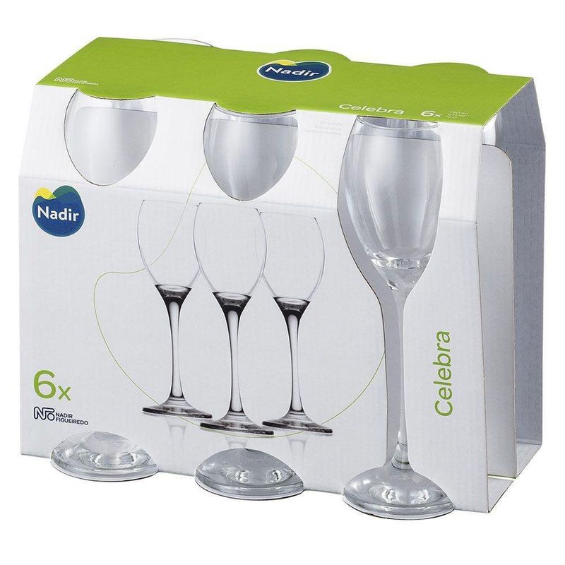 Set De 6 Copas Celebra Champagne 6.42 Oz - Nadir