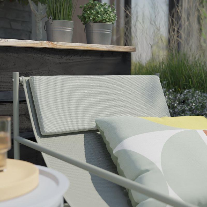 Silla de Jardín Rio de Acero de 67.5 x 75 x 96.5 cm Color Verde