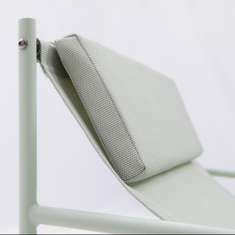 Silla de Jardín Rio de Acero de 67.5 x 75 x 96.5 cm Color Verde