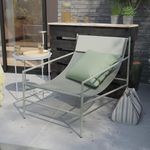 Silla de Jardín Rio de Acero de 67.5 x 75 x 96.5 cm Color Verde