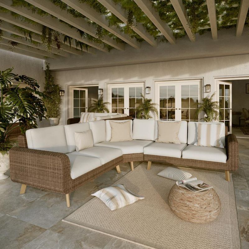 Sala Modular para Esquina Nerea Color Café