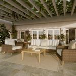 Sillón de Jardín Nerea de Aluminio y Ratán Sintético Color Beige