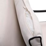 Set de 2 Sillas de Jardín Victoria con Brazos de Aluminio Color Negro