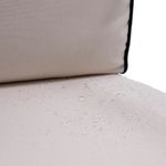 Set de 2 Sillas de Jardín Victoria con Brazos de Aluminio Color Negro