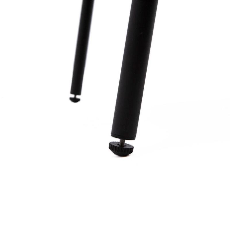 Set de 2 Sillas de Jardín Victoria con Brazos de Aluminio Color Negro