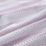 Set de 6 Toallas de Baño con Rayas Rosa