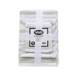 Set de 6 Toallas de Baño con Rayas Verdes