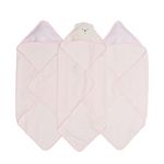 Set de Toallas con Capucha Rosa