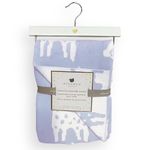 Frazada Reversible de Animales Azul