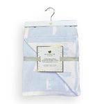 Frazada Reversible de Abecedario Azul