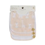 Set de Baberos de Tela Rosa