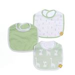 Set de Baberos de Tela Verde