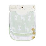 Set de Baberos de Tela Verde