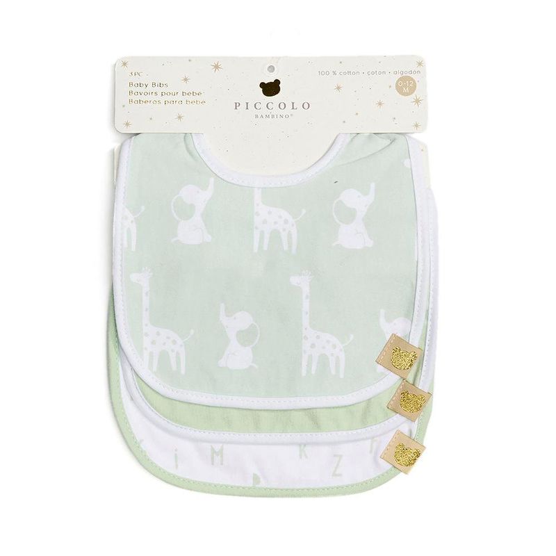 Set de Baberos de Tela Verde