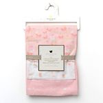 Set de Frazadas de Franela con Estampado Rosa