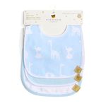 Set de Baberos de Tela Azul