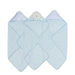 Set de Toallas con Capucha Azul