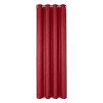 Cortina para Ventana Black Out 137x228 Cm Color Rojo