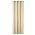 Cortina para Ventana Black Out Crema 137x228 Cm