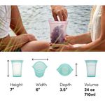 Bolsa Reutilizable de Silicón para Alimentos 56 Oz