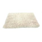 Alfombra Teddy Color Crema de 50 x 80 Cm