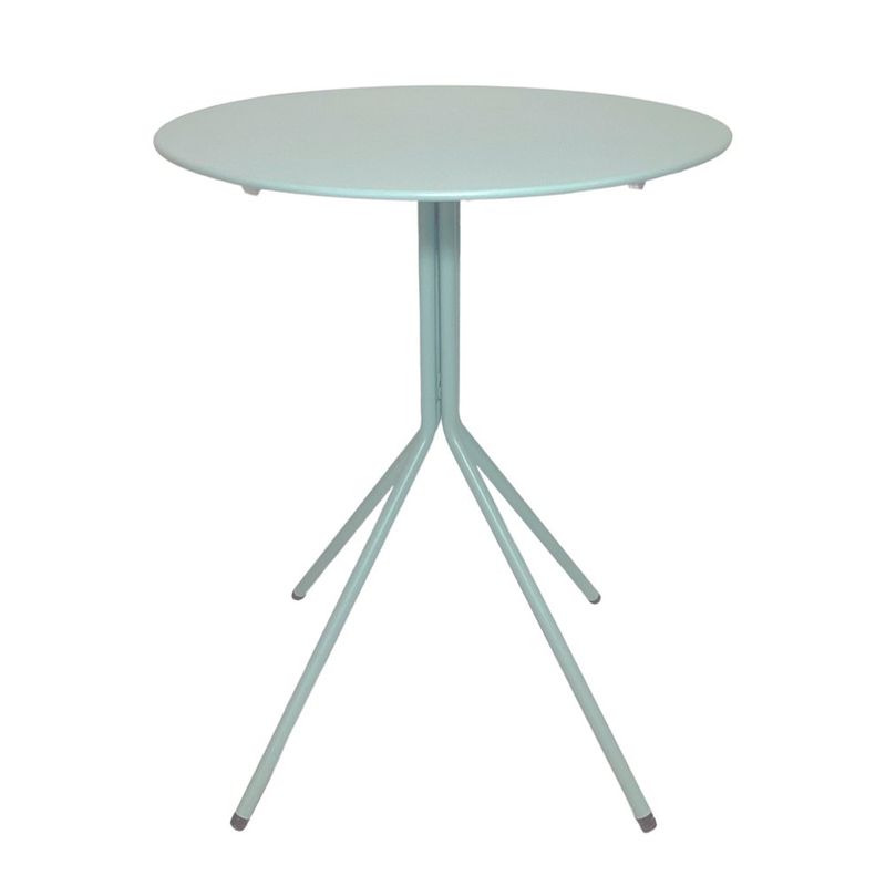 Mesa Sandy Redonda Acero Verde 60 Cm