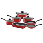 Batería de Cocina Versalhes Roja 7 Pzas
