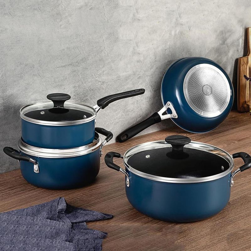 Batería de Cocina Tunis Azul 4 Pzas