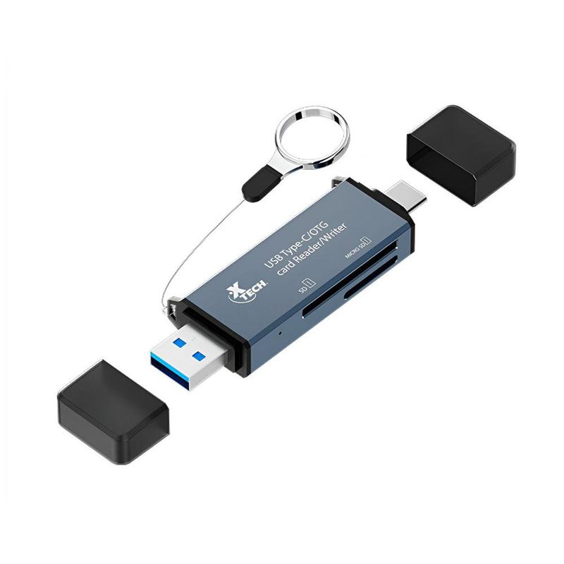 Lector de Memorias con Salidas USB-C y USB-A